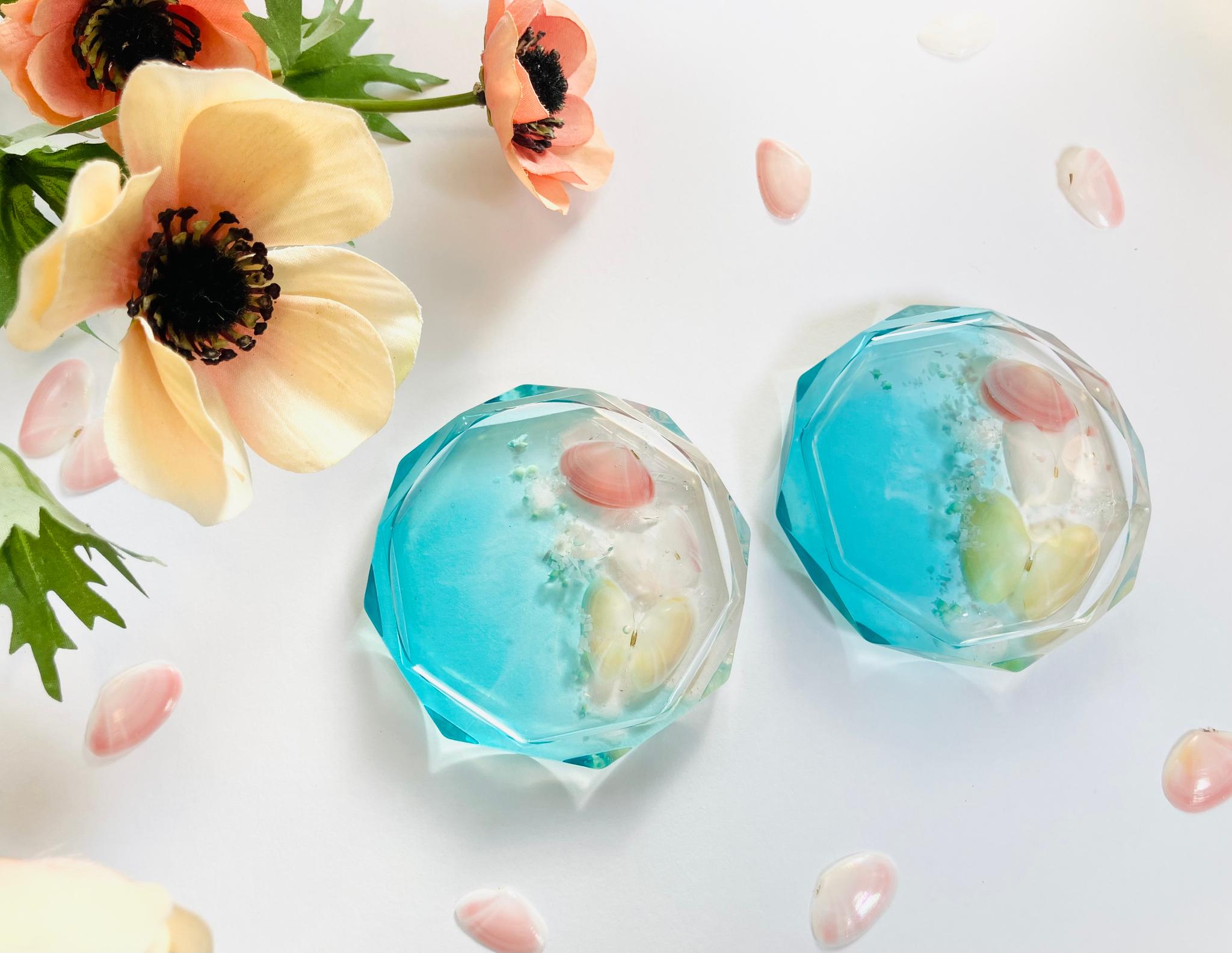 花咲く海の宝石〜マリンコースター　ペア